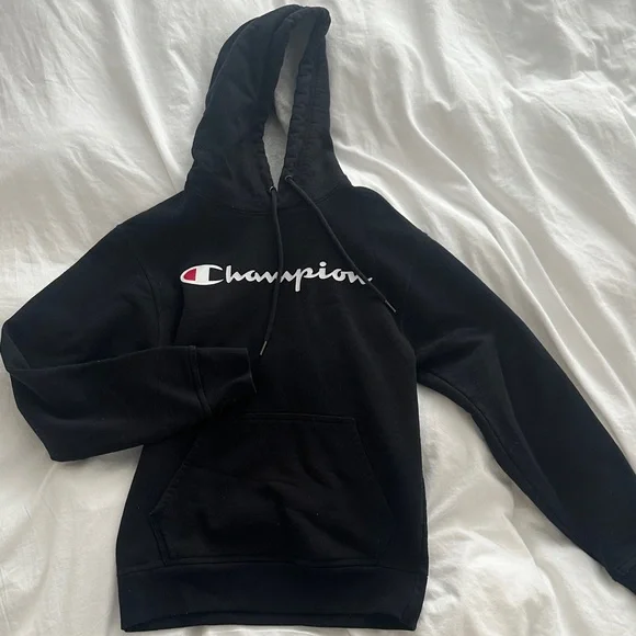 Champion Black Pullover Hoodie - Picture 1 of 1
